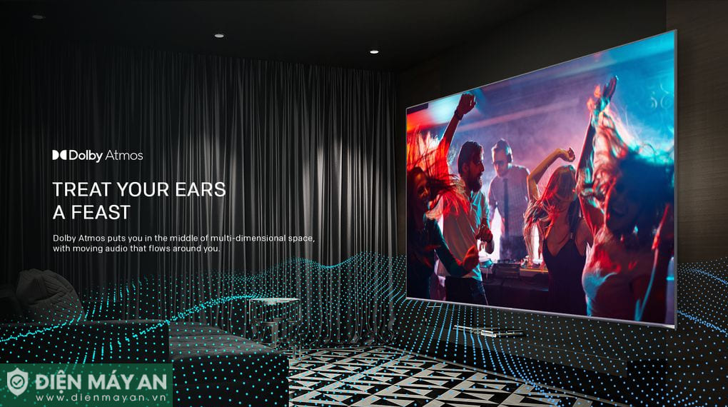 Smart Tivi QLED Coocaa 4K 100 inch 100A5D